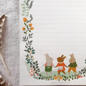 Cecile Berrube Rabbits Notepad