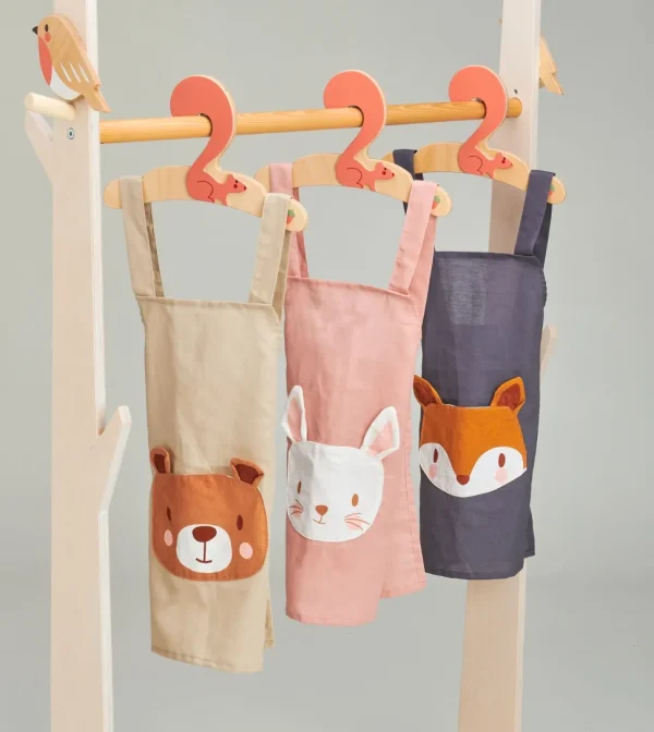 Child's Linen Apron (3 to 8 years) Rabbit