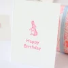 Cottontails Happy Birthday - Pink