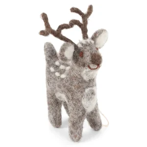 En Gry & Sif cute grey deer - small