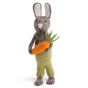 En Gry & Sif little grey hare - romper & carrot