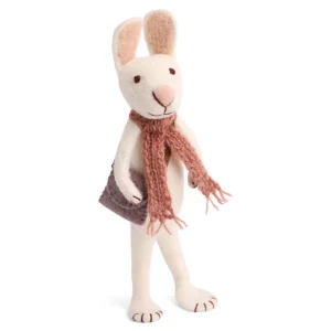 En Gry & Sif little white hare - scarf & bag