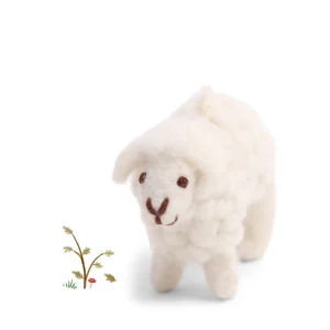 En Gry & Sif little woolly sheep - white