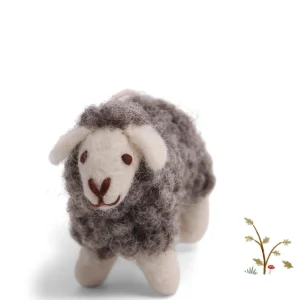 En Gry & Sif little woolly sheep - grey