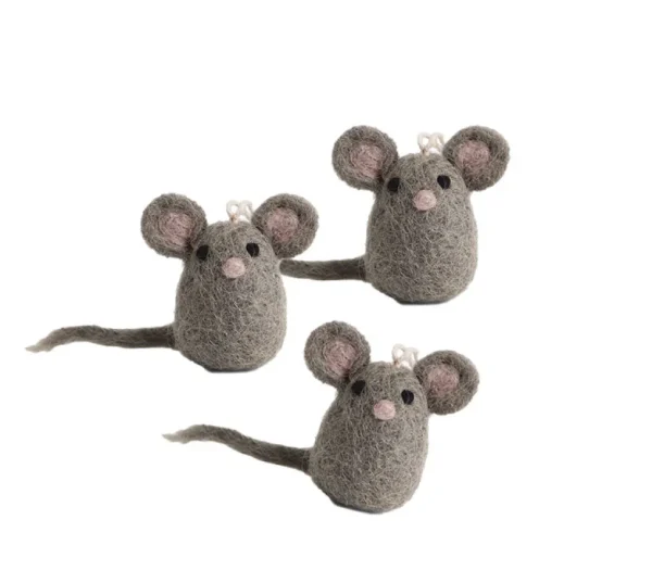 En Gry & Sif trio of tiny mice