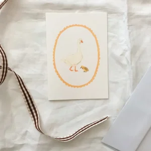 Goose & gosling card