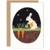 Greeting Card - Rabbit Gardener