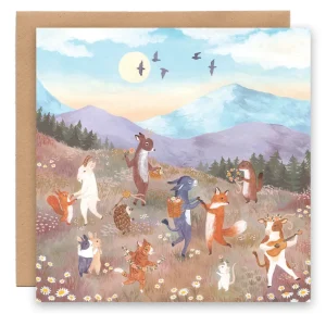 Greeting Card - Solstice Animals