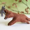 Handmade little felt fox