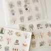 Handmade Paper Stickers - Spring