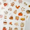 Handmade Paper Stickers - Autumn