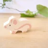 Little wooden woodland animal - mouse