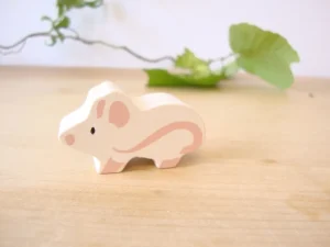 Little wooden woodland animal - mouse