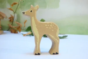 Little wooden woodland animal - deer