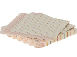 Maileg Paper Napkins - Dotty Rose