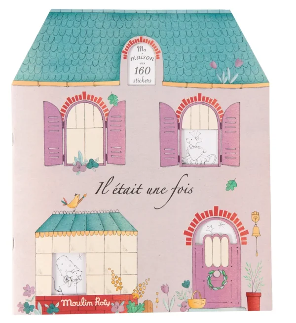 Moulin Roty colour & sticker house book