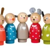 Moulin Roty Grand Family wooden peg animals