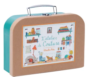 Moulin Roty sewing & knitting suitcase