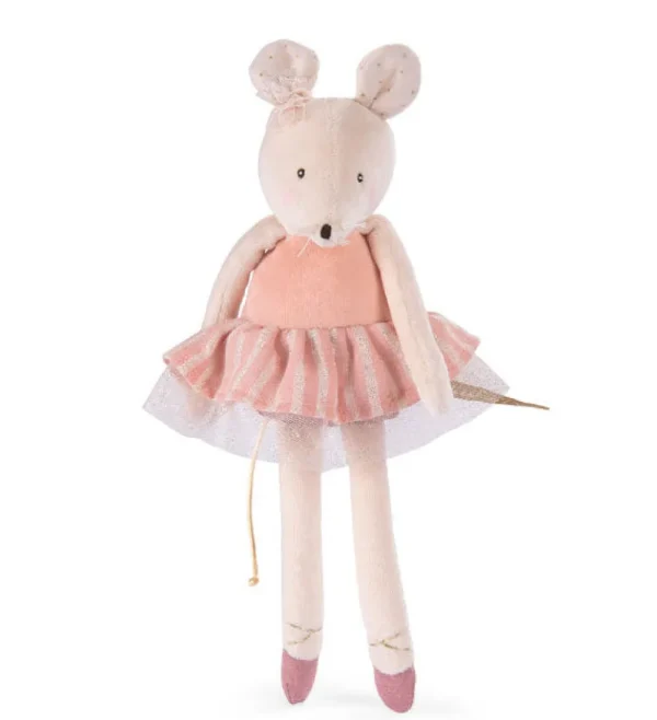 Moulin Roty Soft Pink Velvet Mouse