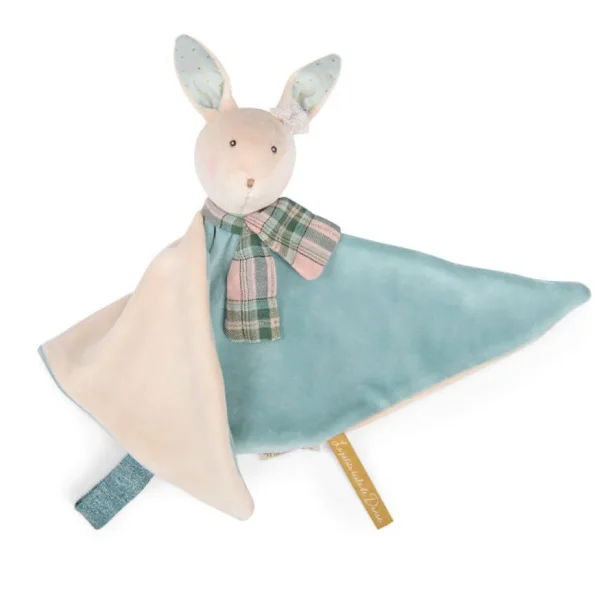 Moulin Roty sumptuous comforter - blue rabbit