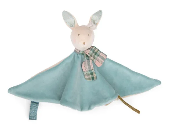 Moulin Roty sumptuous comforter - blue rabbit