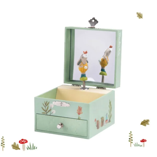 Moulin Roty Three Rabbits Musical Jewellery Box