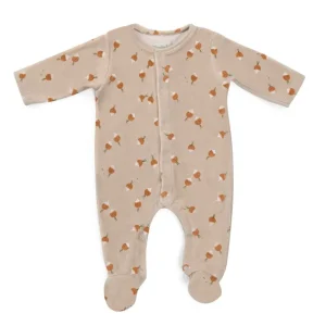 New Baby Gift-wrapped Set - sleep suit, rabbit & radish