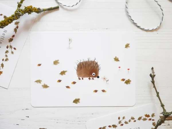 Postcard & Envelope - Little Hedgehog