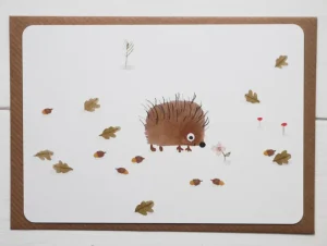 Postcard & Envelope - Little Hedgehog