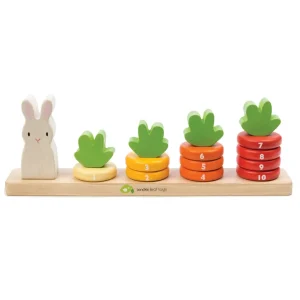 Tender Leaf Wooden Toy - Counting Carrots