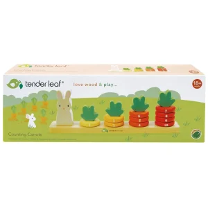 Tender Leaf Wooden Toy - Counting Carrots