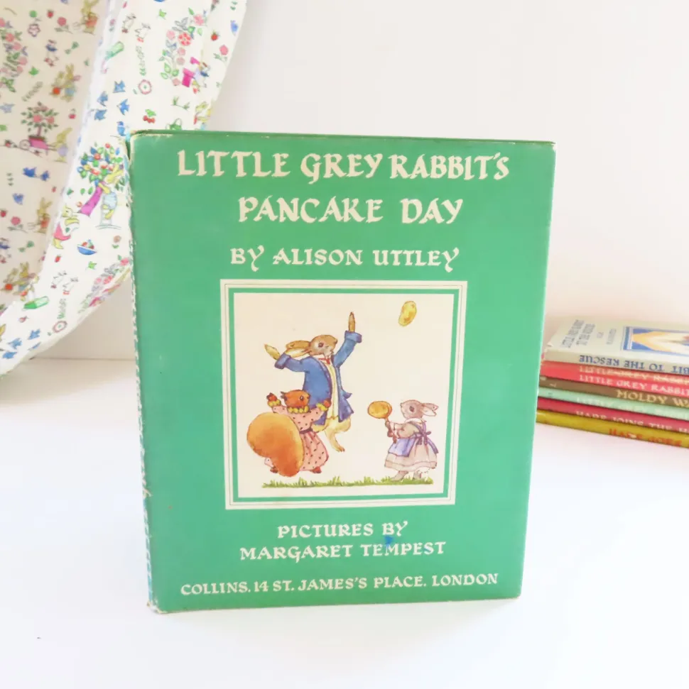 VINTAGE book - Little Grey Rabbit's Pancake Day with DJ (1967 - first edition)