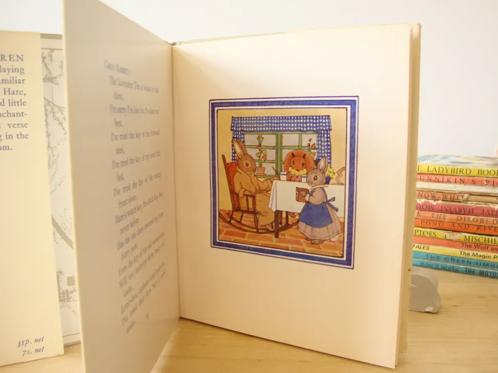 VINTAGE book - Little Grey Rabbit to the Rescue - A Play