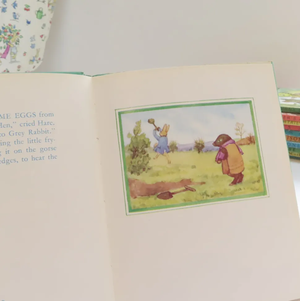 VINTAGE book - Little Grey Rabbit's Pancake Day with DJ (1967 - first edition)