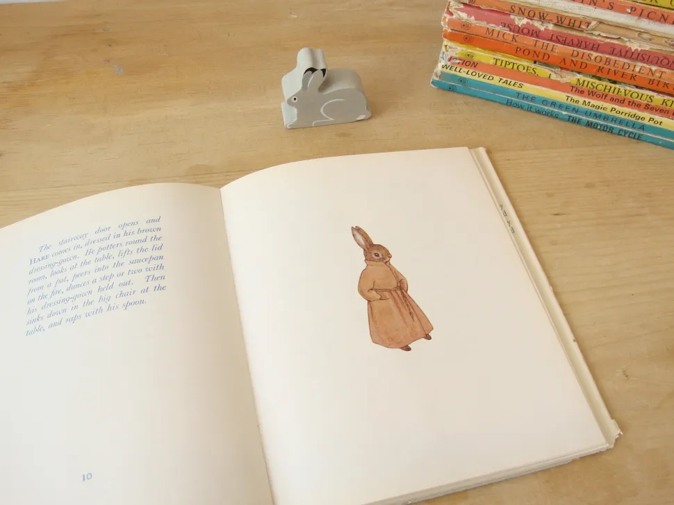 VINTAGE book - Little Grey Rabbit to the Rescue - A Play