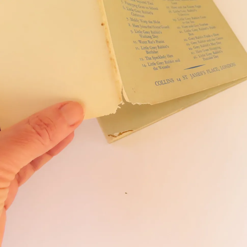 VINTAGE book - Little Grey Rabbit to the Rescue - A Play