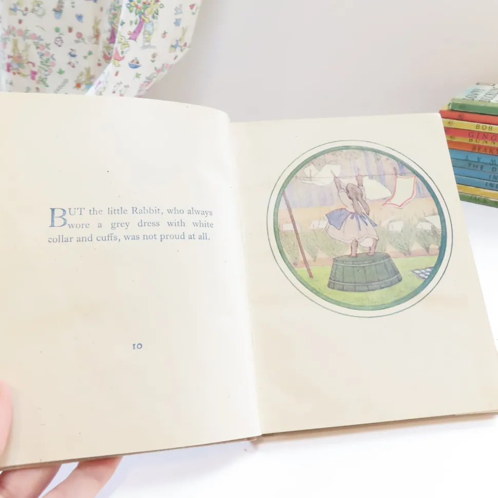 VINTAGE book - The Squirrel The Hare and The Little Grey Rabbit (1945)