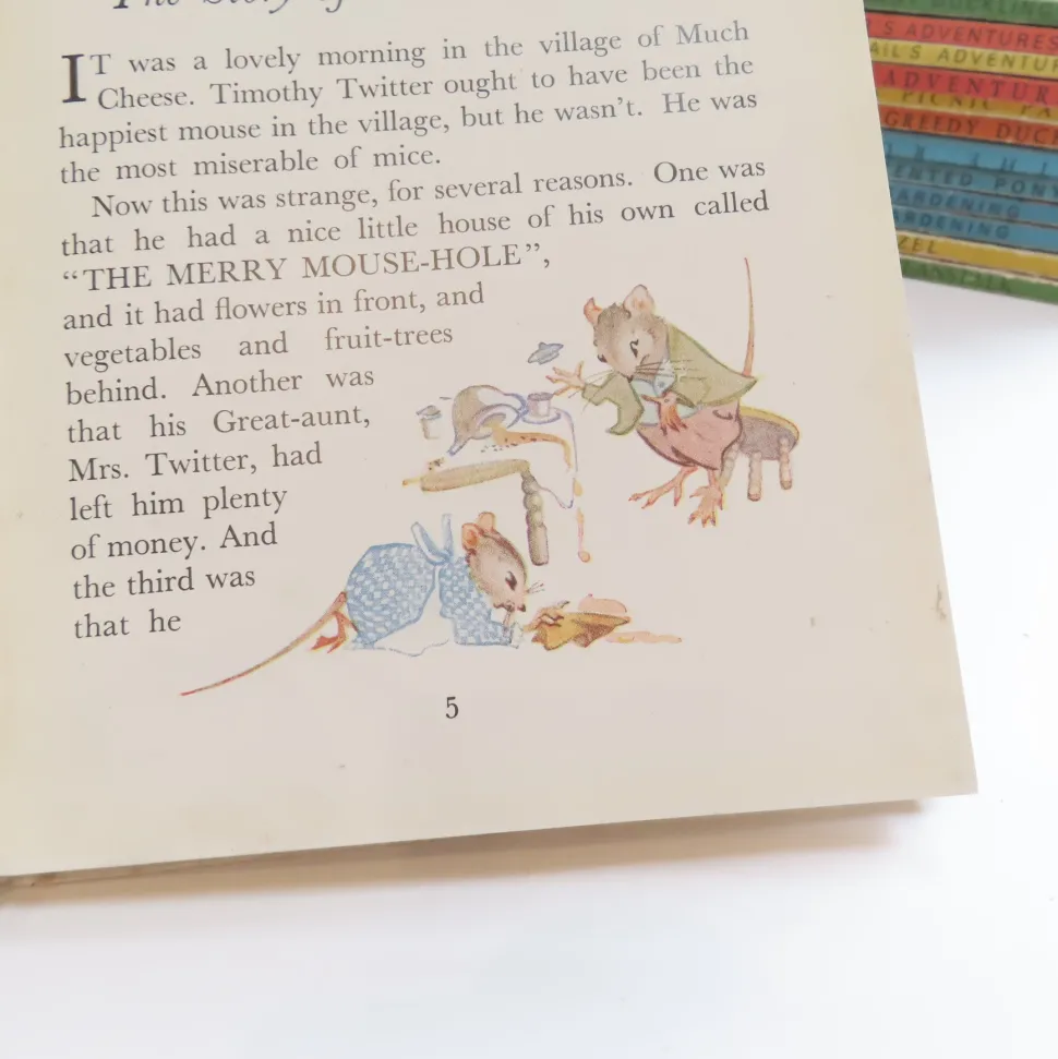 VINTAGE children's book - The Story of Timothy Twitter (first edition, 1946)