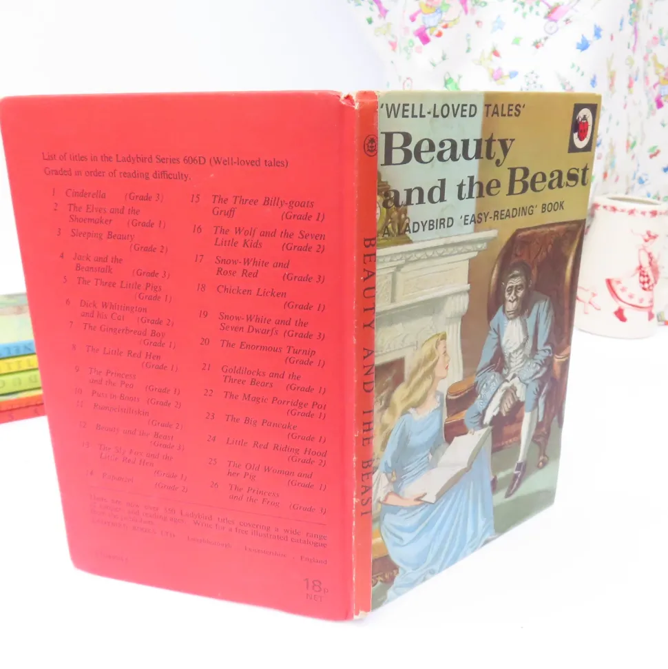 VINTAGE Ladybird book - Beauty and the Beast (mid 1970s)