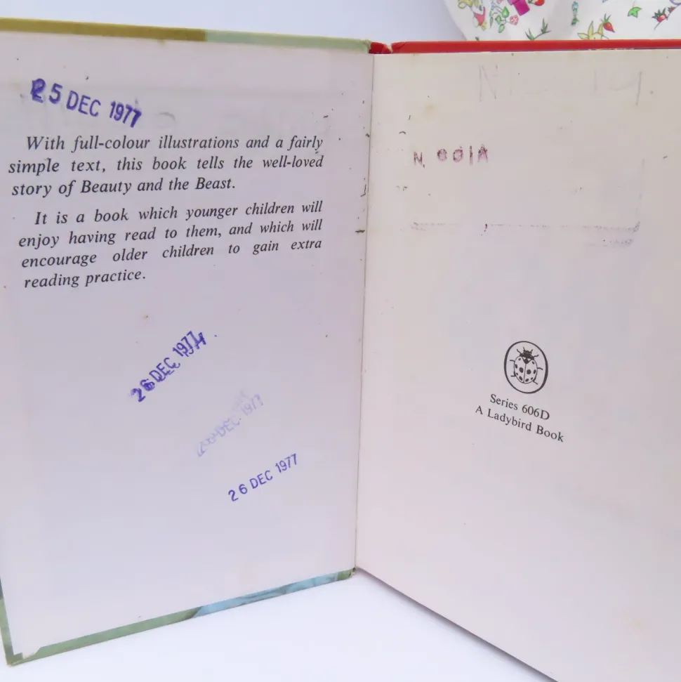 VINTAGE Ladybird book - Beauty and the Beast (mid 1970s)