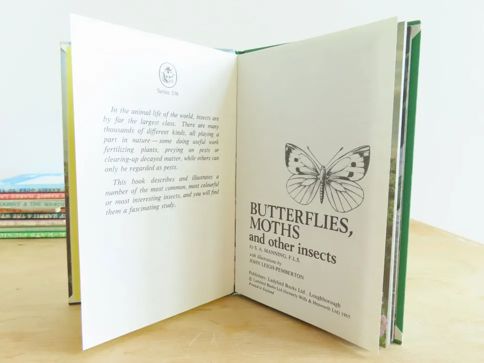 VINTAGE Ladybird book - Butterflies. Moths and Other Insects (1974/5)
