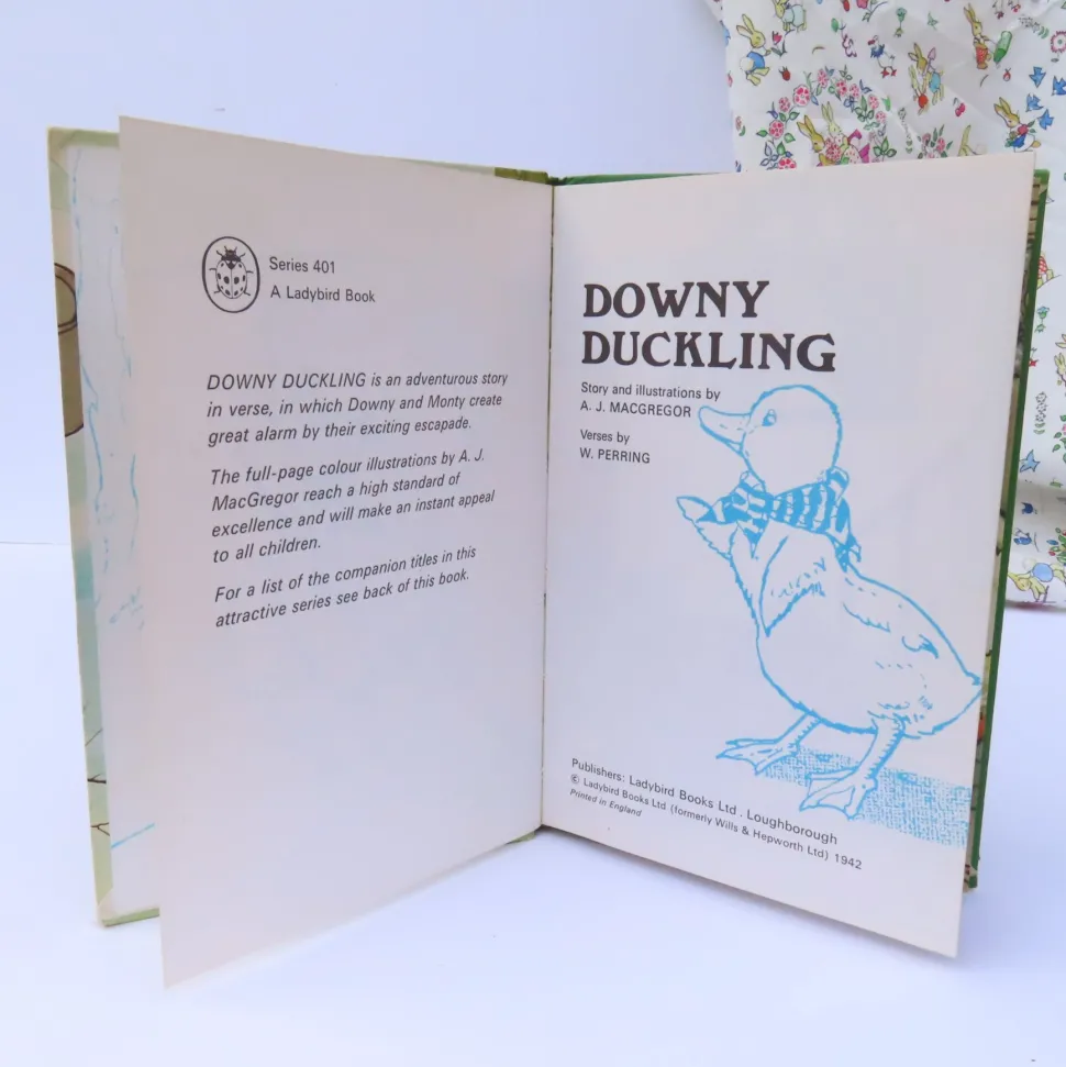 VINTAGE Ladybird book - Downy Duckling (1974)
