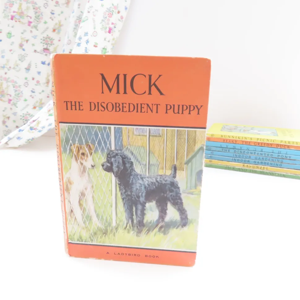 VINTAGE Ladybird book - Mick the Disobedient Puppy (mid 1960s)