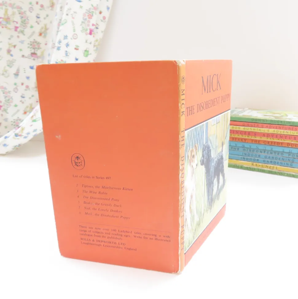 VINTAGE Ladybird book - Mick the Disobedient Puppy (mid 1960s)