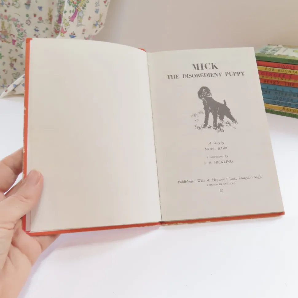 VINTAGE Ladybird book - Mick the Disobedient Puppy (mid 1960s)