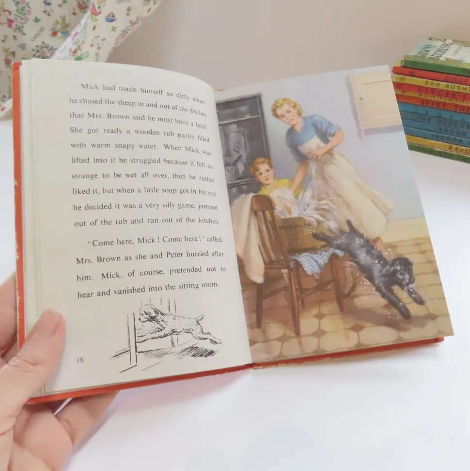 VINTAGE Ladybird book - Mick the Disobedient Puppy (mid 1960s)