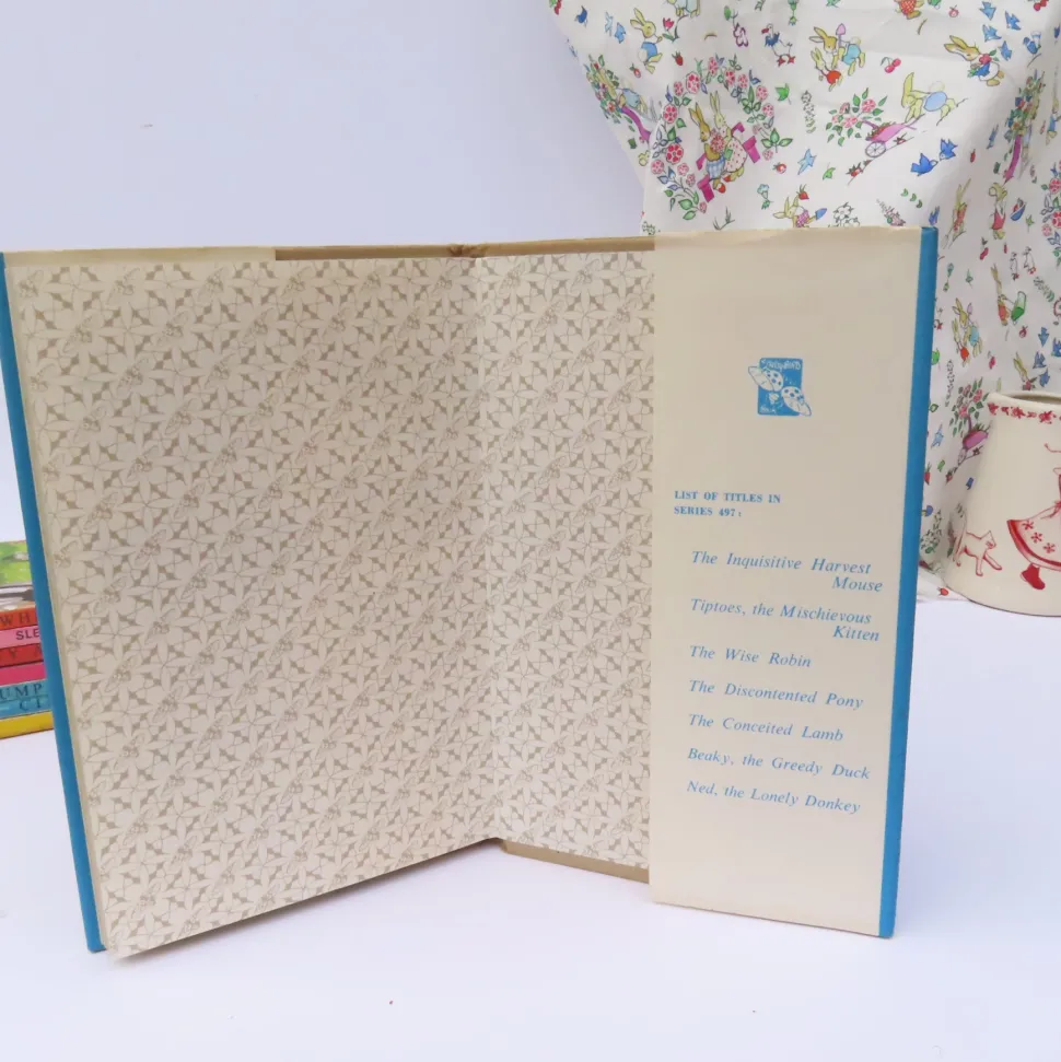 VINTAGE Ladybird book - Ned the Lonely Donkey with DJ (late 1950s)