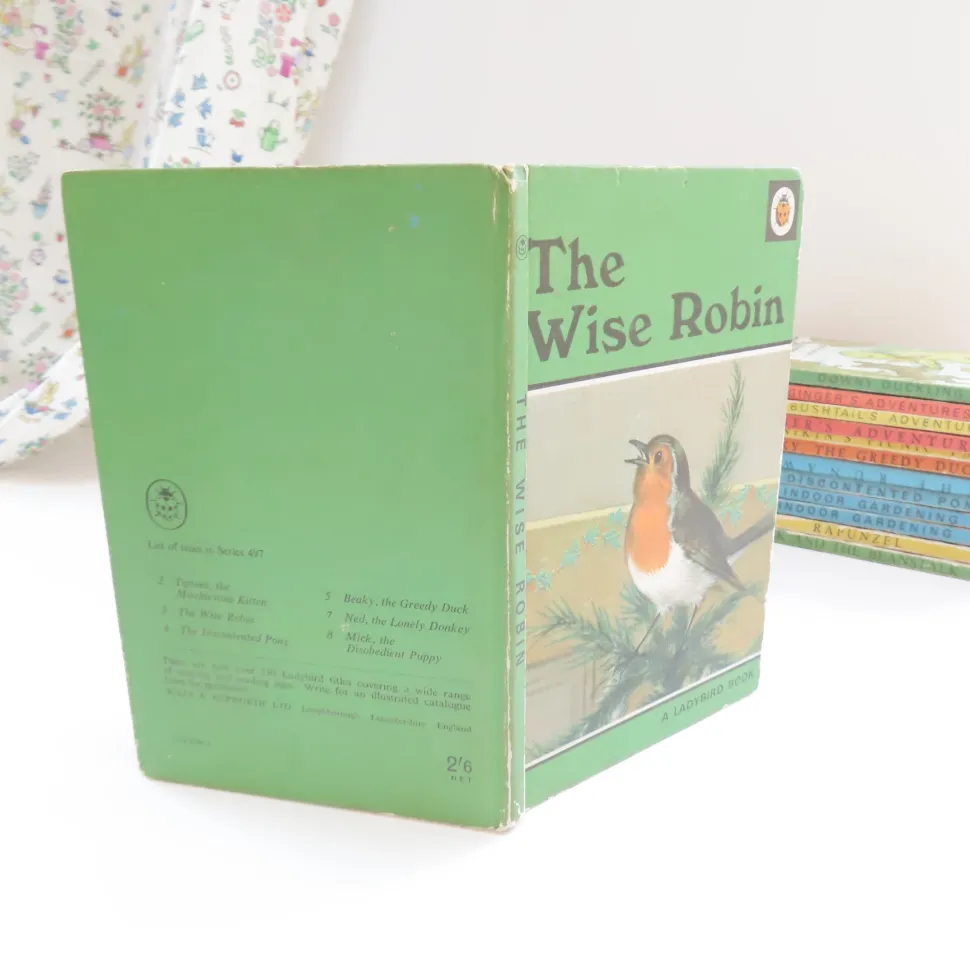 VINTAGE Ladybird book - The Wise Robin (c.1970)