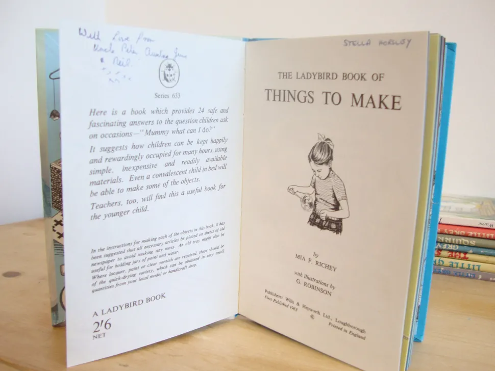 VINTAGE Ladybird book - Things to Make (c. 1967)