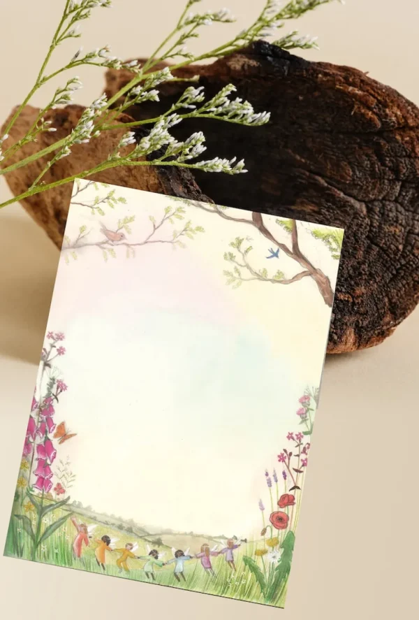 Wilded Family seasonal notepaper - spring & summer